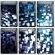 PAG 6pcs 13x13cm Water Shadow Ocean/Forest Seires Pattern 3D Non-Slip Waterproof Bathtub Mat Sticker PAG 6pcs 13x13cm Water Shadow Ocean/Forest Seires Pattern 3D Non-Slip Waterproof Bathtub Mat Sticker