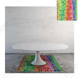 PAG Floor Sticker Tea Table Decor Waterproof Colorful Blocks Anti Skid Floor Decal Home Improvement PAG Floor Sticker Tea Table Decor Waterproof Colorful Blocks Anti Skid Floor Decal Home Improvement