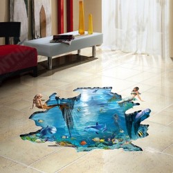 PAG Multi-pattern Creative 3D Large Removable Wall Sticker Home Floor Decoration PAG Multi-pattern Creative 3D Large Removable Wall Sticker Home Floor Decoration