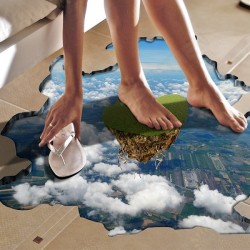 PAG Multi-pattern Creative 3D Large Removable Wall Sticker Home Floor Decoration PAG Multi-pattern Creative 3D Large Removable Wall Sticker Home Floor Decoration