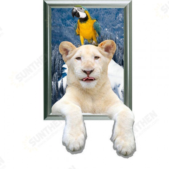 Polar Bear 3D Wall Decals PAG STICKER Removable Wall Art Animal Stickers Home Decor Gift Polar Bear 3D Wall Decals PAG STICKER Removable Wall Art Animal Stickers Home Decor Gift