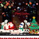 Removable Christmas Santa Snowman Wall Stickers Window Decal Home Decor