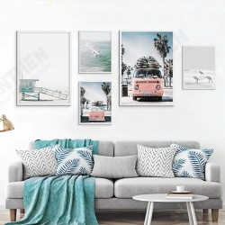 Sea Beach Landscape Nordic Poster Wall Art Canvas Prints Home Decorations Unframe Sea Beach Landscape Nordic Poster Wall Art Canvas Prints Home Decorations Unframe