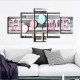 Spray Oil Paintings Canvas Five Combination Decorative Paintings Wall Art For Home Decorations