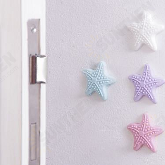 Starfish Silicone Door Knob Mute Luminous Elastic Stickers Crash Buffer Wall Protector Stickers Starfish Silicone Door Knob Mute Luminous Elastic Stickers Crash Buffer Wall Protector Stickers