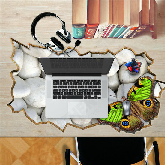 Stone Butterfly PAG STICKER 3D Desk Sticker Wall Decals Home Wall Desk Table Decor Gift Stone Butterfly PAG STICKER 3D Desk Sticker Wall Decals Home Wall Desk Table Decor Gift