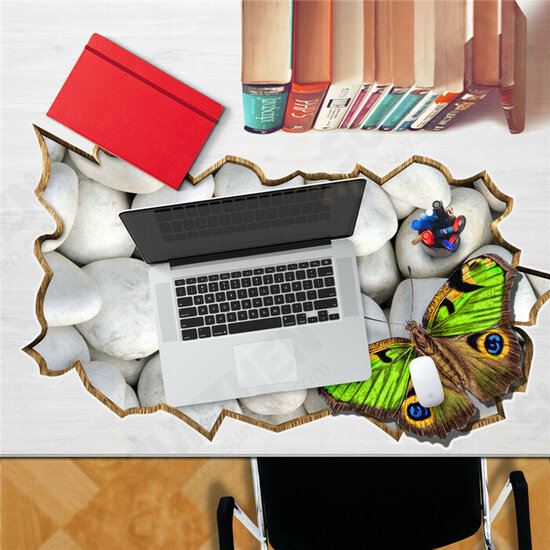 Stone Butterfly PAG STICKER 3D Desk Sticker Wall Decals Home Wall Desk Table Decor Gift Stone Butterfly PAG STICKER 3D Desk Sticker Wall Decals Home Wall Desk Table Decor Gift