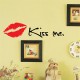 Third Generation Wall Decal Waterproof Removable Kiss Me Wall Stickers Home Wall Window Decor