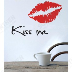 Third Generation Wall Decal Waterproof Removable Kiss Me Wall Stickers Home Wall Window Decor Third Generation Wall Decal Waterproof Removable Kiss Me Wall Stickers Home Wall Window Decor