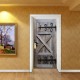 Vintage 3D Art Door Wall Fridge Sticker Decal Self Adhesive Scenery Mural Home Office Decor