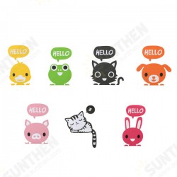 Vinyl Removable Funny Cat Switch Stickers Black Art Decal Home Decor Vinyl Removable Funny Cat Switch Stickers Black Art Decal Home Decor