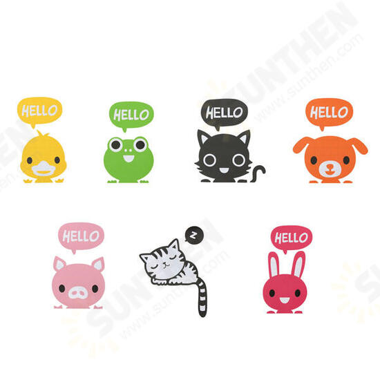 Vinyl Removable Funny Cat Switch Stickers Black Art Decal Home Decor