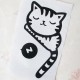 Vinyl Removable Funny Cat Switch Stickers Black Art Decal Home Decor
