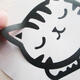 Vinyl Removable Funny Cat Switch Stickers Black Art Decal Home Decor