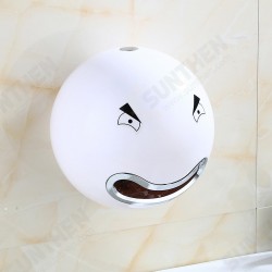 Wall Mounted Cute Cartoon Face Bathroom Toilet Paper Tissue Box Roll Holder Wall Mounted Cute Cartoon Face Bathroom Toilet Paper Tissue Box Roll Holder