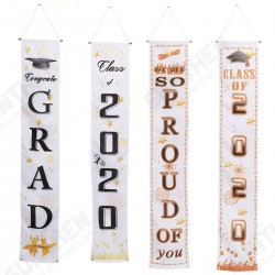 Wall-Mounted Graduation Banner Door Curtain Dormitory Removable Sticker for Graduatiing Ceremony Wall-Mounted Graduation Banner Door Curtain Dormitory Removable Sticker for Graduatiing Ceremony
