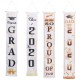 Wall-Mounted Graduation Banner Door Curtain Dormitory Removable Sticker for Graduatiing Ceremony