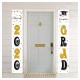 Wterproof Graduation Banner Door Curtain Dormitory Couplet Sticker for Graduatiing Ceremony