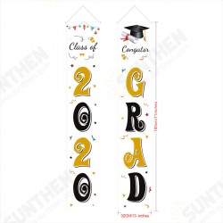 Wterproof Graduation Banner Door Curtain Dormitory Couplet Sticker for Graduatiing Ceremony Wterproof Graduation Banner Door Curtain Dormitory Couplet Sticker for Graduatiing Ceremony