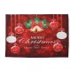 Xmas Home Wall Hanging Tapestry Bell Printed Wall Ornaments Red Christmas Wall Decor Tapestry