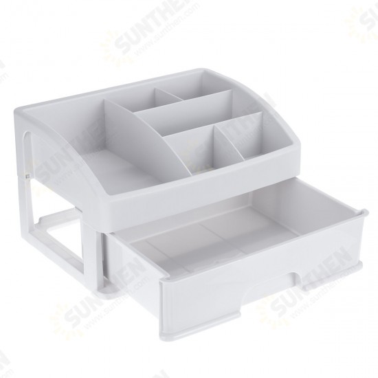 1/2/3 Layers Desktop Makeup Drawer Organizer Clear Cosmetic Storage Box Container Make Up Storage