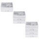 1/2/3 Layers Desktop Makeup Drawer Organizer Clear Cosmetic Storage Box Container Make Up Storage