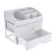 1/2/3 Layers Desktop Makeup Drawer Organizer Clear Cosmetic Storage Box Container Make Up Storage