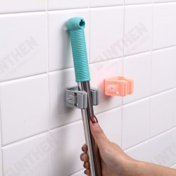 1pcs Mop Broom Hook Wall Mounted Mop Holder Household Adhesive Storage Broom Hanger Mop Hook Racks Kitchen Bathroom Organizer 1pcs Mop Broom Hook Wall Mounted Mop Holder Household Adhesive Storage Broom Hanger Mop Hook Racks Kitchen Bathroom Organizer
