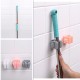 1pcs Mop Broom Hook Wall Mounted Mop Holder Household Adhesive Storage Broom Hanger Mop Hook Racks Kitchen Bathroom Organizer