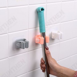 1pcs Mop Broom Hook Wall Mounted Mop Holder Household Adhesive Storage Broom Hanger Mop Hook Racks Kitchen Bathroom Organizer 1pcs Mop Broom Hook Wall Mounted Mop Holder Household Adhesive Storage Broom Hanger Mop Hook Racks Kitchen Bathroom Organizer