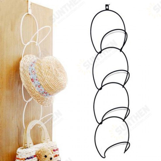 Hats Clothes Tie Interlink Holder Wire Stackable Storage Rack Kitchen Organizer Door Wall Hooks