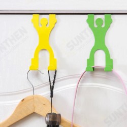 HH-02 Creative Doll Door Back Hook Hangers Iron Seamless Hook Door Multifunction Peg Racks HH-02 Creative Doll Door Back Hook Hangers Iron Seamless Hook Door Multifunction Peg Racks