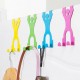 HH-02 Creative Doll Door Back Hook Hangers Iron Seamless Hook Door Multifunction Peg Racks