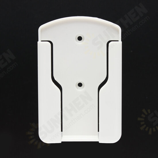 Universal Air Conditioner Remote Control Holder Wall Mounted Storage Box White