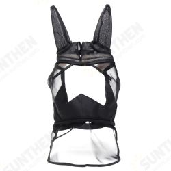 Deluxe Horse Fly Mask with Ears Mesh Anti-mosquito Zipper Style Pony/Cob/Full Horse Spurs Deluxe Horse Fly Mask with Ears Mesh Anti-mosquito Zipper Style Pony/Cob/Full Horse Spurs