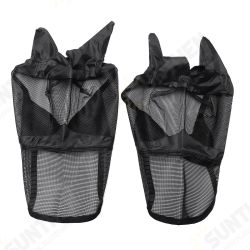 Equestrian Horse Anti-flies Anti-UV Mask Hood Horse Full Face Mesh Fleece Padded Midges Equestrian Horse Anti-flies Anti-UV Mask Hood Horse Full Face Mesh Fleece Padded Midges