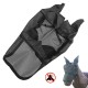 Equestrian Horse Anti-flies Anti-UV Mask Hood Horse Full Face Mesh Fleece Padded Midges