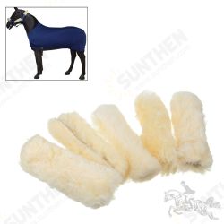 Wool Horse Head Protection Horse Rope Halter Fleece Pads for Horse Training Protection Relief Decor Winter Warm Wool Horse Head Protection Horse Rope Halter Fleece Pads for Horse Training Protection Relief Decor Winter Warm