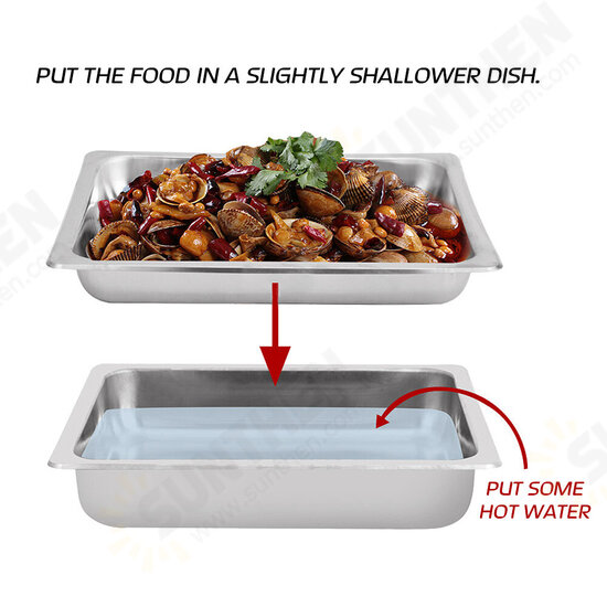 1PC 6L Stainless Steel Buffet Stove Chafing Dish Food Warmer Party Home Cater Food Warmer Buffet Stoves 1PC 6L Stainless Steel Buffet Stove Chafing Dish Food Warmer Party Home Cater Food Warmer Buffet Stoves