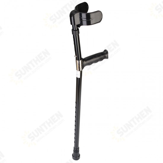 A Pair of Adjustable Aluminum Alloy Armpit Crutches Forearm Crutches Elbow Crutches Climbing Sticks