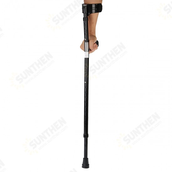 A Pair of Adjustable Aluminum Alloy Armpit Crutches Forearm Crutches Elbow Crutches Climbing Sticks