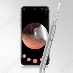 Smart Visible Earpick Rechargeable 200W Pixel IP67 Waterproof Lens Ear Spoon Earwax Remover Cleaner Smart Visible Earpick Rechargeable 200W Pixel IP67 Waterproof Lens Ear Spoon Earwax Remover Cleaner