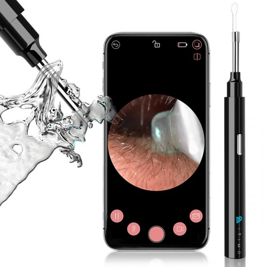 Smart Visible Earpick Rechargeable 200W Pixel IP67 Waterproof Lens Ear Spoon Earwax Remover Cleaner