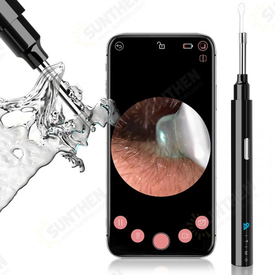 Smart Visible Earpick Rechargeable 200W Pixel IP67 Waterproof Lens Ear Spoon Earwax Remover Cleaner