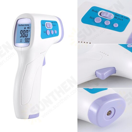 JL-2688 Home Non Contact Forehead Infrared Digital Thermometer °C / °F LCD Body Thermometer Baby Temperature Measurement Tool