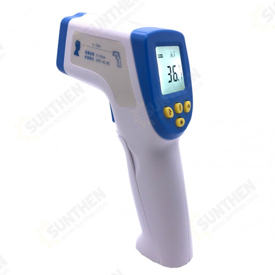 LCD Digital Non-contact Touch Infrared Thermometer Forehead Temperature Meter