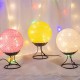 LED Linen Rattan Ball Desk Lamp USB Creative Romantic Night Light with Switch Button LED Linen Rattan Ball Desk Lamp USB Creative Romantic Night Light with Switch Button
