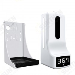 Non-Contact Wall-Mounted Digital Infrared Thermometer with 160cm Tripod Stand 1000ml Automatic Sensor Soap Dispenser Non-Contact Wall-Mounted Digital Infrared Thermometer with 160cm Tripod Stand 1000ml Automatic Sensor Soap Dispenser
