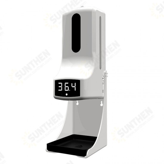 Non-Contact Wall-Mounted Digital Infrared Thermometer with 160cm Tripod Stand 1000ml Automatic Sensor Soap Dispenser