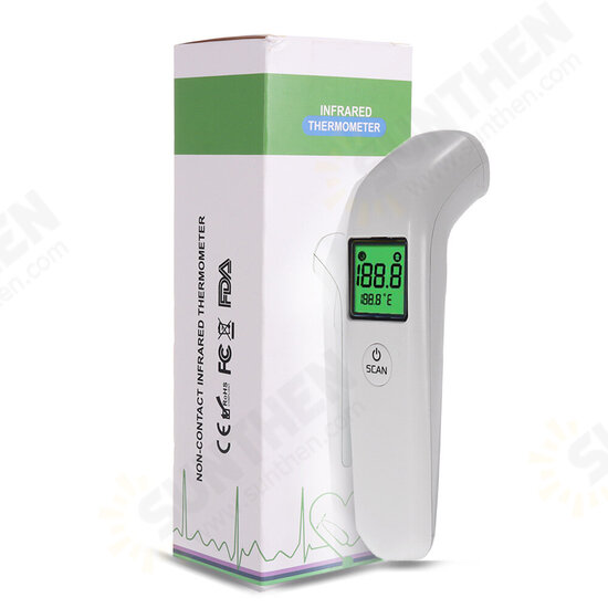 Portable Non-contact LCD Digital Thermometer Infrared Forehead Thermometer Adult Body Baby Temperature